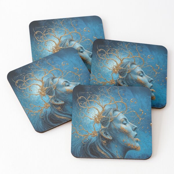 Item preview, Gold and Blue designed and sold by Stefans Artspace.
