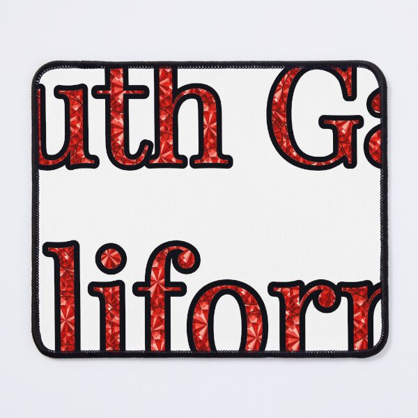 Item preview, South Gate California City Name With Red Rhinestone designed and sold by TheIconSmith.