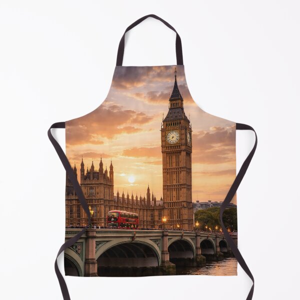 Item preview, Sunset over the iconic London clock designed and sold by JuViRo.