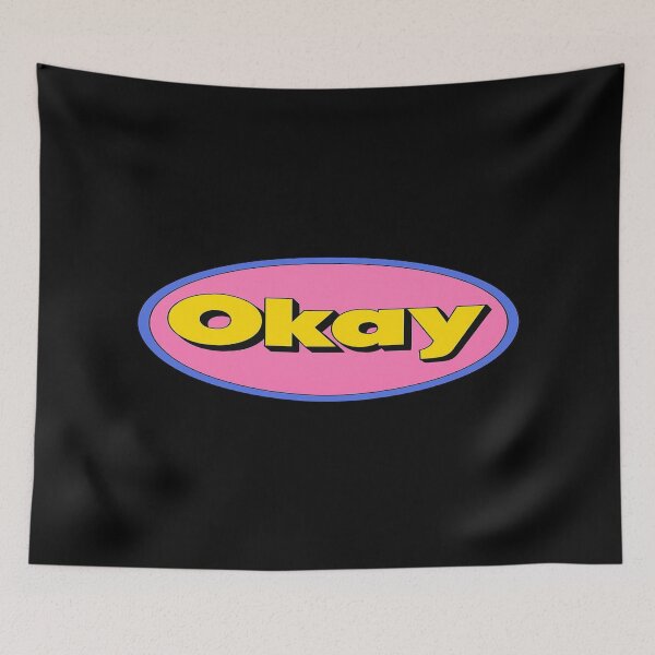 Item preview, Retro “Okay” Pop Typography – Bold Colorful Text Art for Playful, Positive Graphic Design designed and sold by Bright Nest Studio.