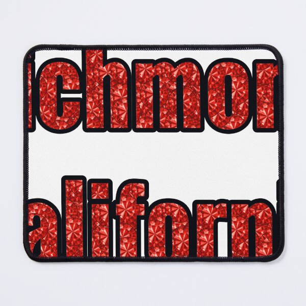 Item preview, Richmond California City Name With Red Rhinestone designed and sold by TheIconSmith.