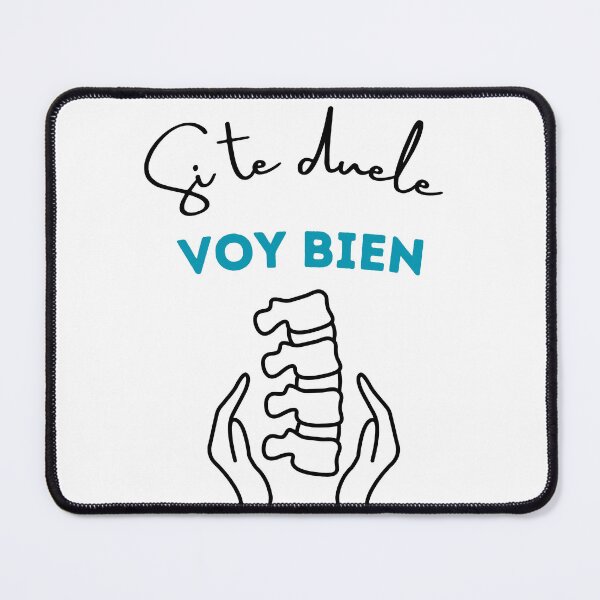 Item preview, Funny Physiotherapist Gift – Spanish Quote "If it hurts, I'm doing well" Physio Humor designed and sold by ART&EDA STUDIO.
