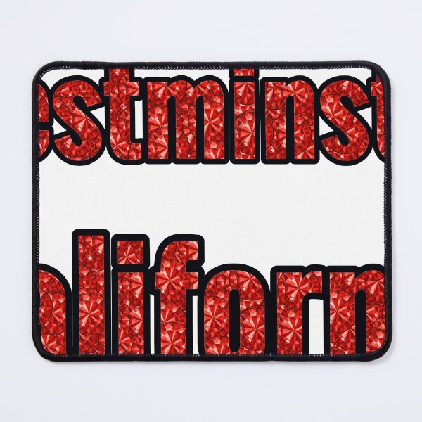 Item preview, Westminster California City Name With Red Rhinestone designed and sold by TheIconSmith.