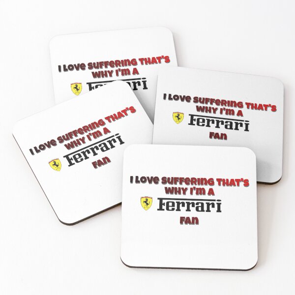 Item preview, I love suffering that's why I'm a Ferrari fan designed and sold by Kxren-n.