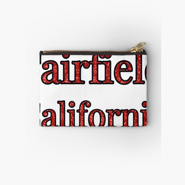 Item preview, Fairfield California City Name With Red Rhinestone designed and sold by TheIconSmith.