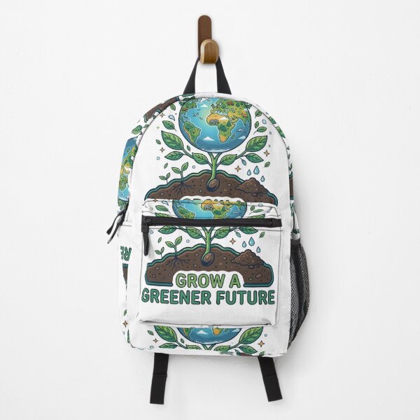 Item preview, Grow a Greener Future Eco-Friendly Earth Illustration designed and sold by Nuvoro Eco Awareness.