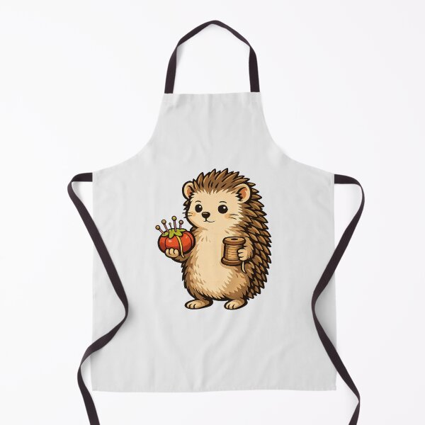 Item preview, Hedgehog Sewing with Tomato Pincushion designed and sold by Ombrya.