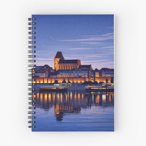 Item preview, Poland - Toruń Old Town Skyline at Night designed and sold by darekkocurek.