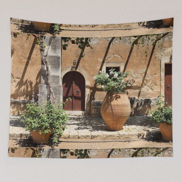 Item preview, Architecture of Arkadi Monastery, Crete, Original Photography designed and sold by studio838.