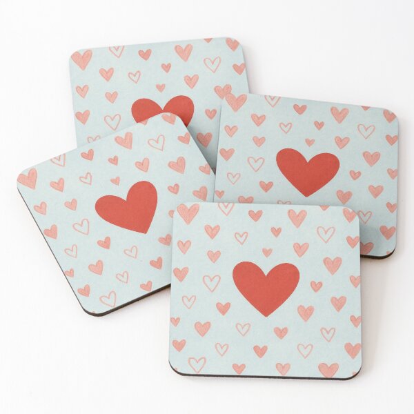 Item preview,  Dreamy Ditsy Hearts designed and sold by Monkeysalad.
