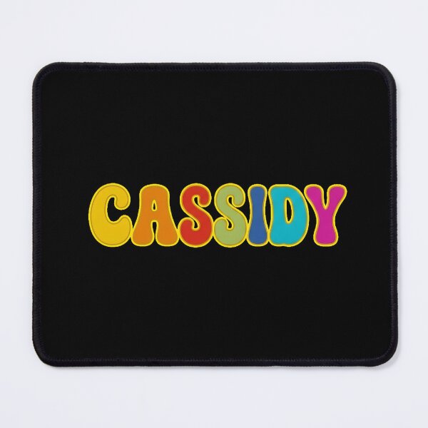 Item preview, ❤️ Cassidy Personalized Name Wavy Retro Shirt, Coffee Mug, Sticker Gift designed and sold by HelixPedia.