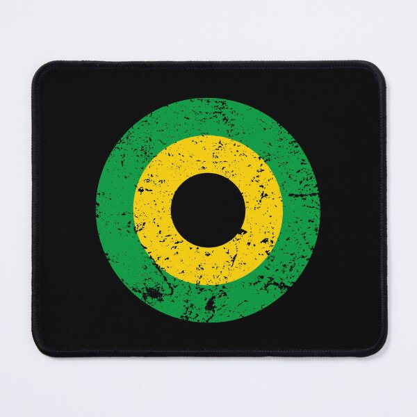 Item preview, Jamaica Roundel / Insignia - Worn / Eroded / Aged / Grunge (Large) designed and sold by STUDIO-72.