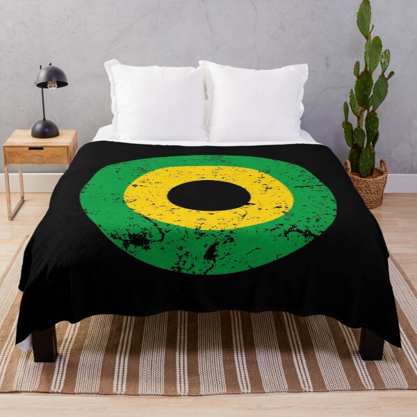 Item preview, Jamaica Roundel / Insignia - Worn / Eroded / Aged / Grunge (Large) designed and sold by STUDIO-72.