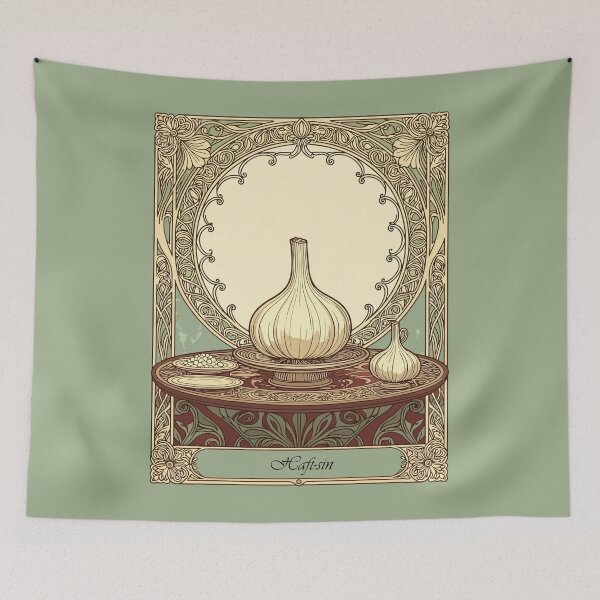 Item preview, Seer Tradition The Protective Garlic of the Haft Sin designed and sold by taiche.