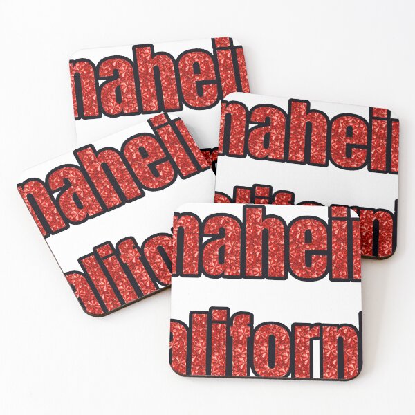 Item preview, Anaheim California City Name With Red Rhinestone designed and sold by TheIconSmith.