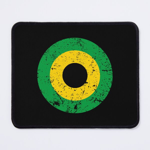 Item preview, Jamaica Roundel / Insignia - Worn / Eroded / Aged / Grunge (Small) designed and sold by STUDIO-72.