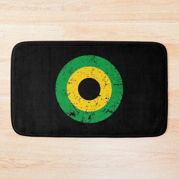 Item preview, Jamaica Roundel / Insignia - Worn / Eroded / Aged / Grunge (Small) designed and sold by STUDIO-72.