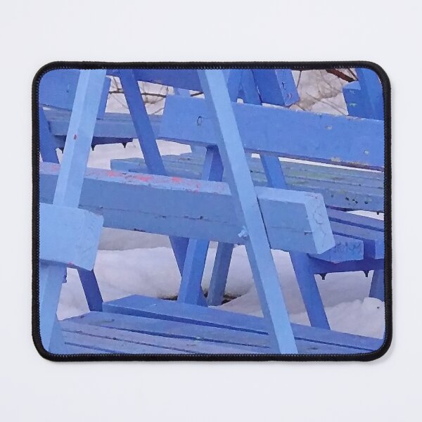 Item preview, Blue beach benches designed and sold by Bluesrose.