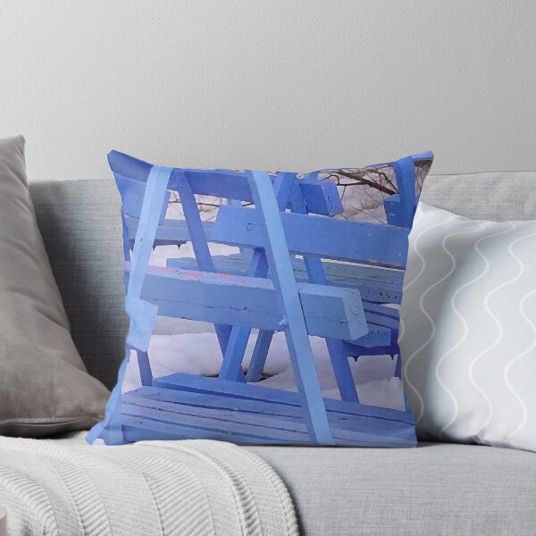Item preview, Blue beach benches designed and sold by Bluesrose.