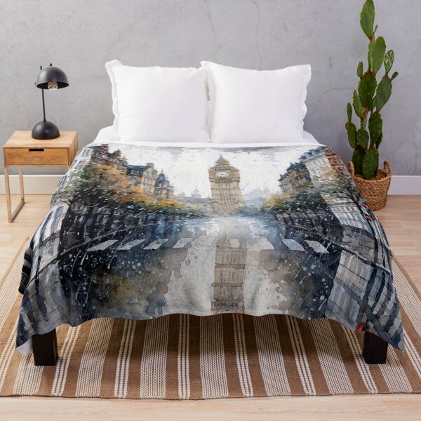 Item preview, Big Ben in a street scene in the rain designed and sold by paulrommer.