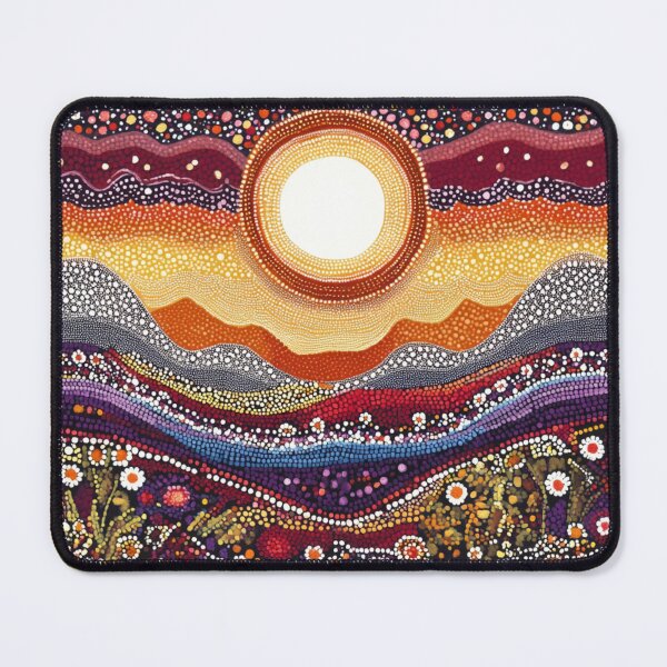 Item preview, Aboriginal Inspired Dot Art - Nature's Wildflowers designed and sold by GrinGalore.