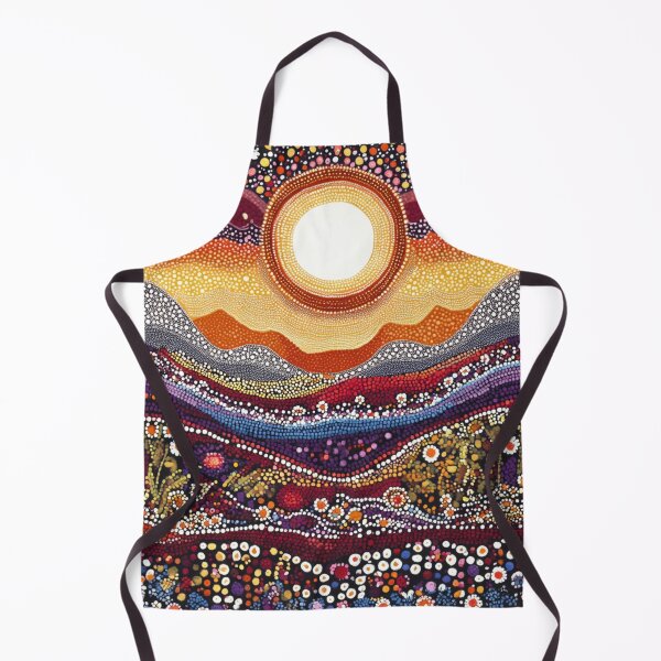 Item preview, Aboriginal Inspired Dot Art - Nature's Wildflowers designed and sold by GrinGalore.