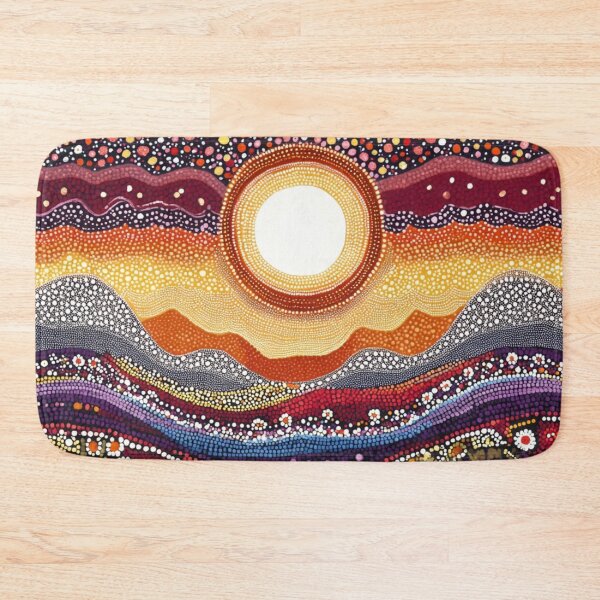 Item preview, Aboriginal Inspired Dot Art - Nature's Wildflowers designed and sold by GrinGalore.