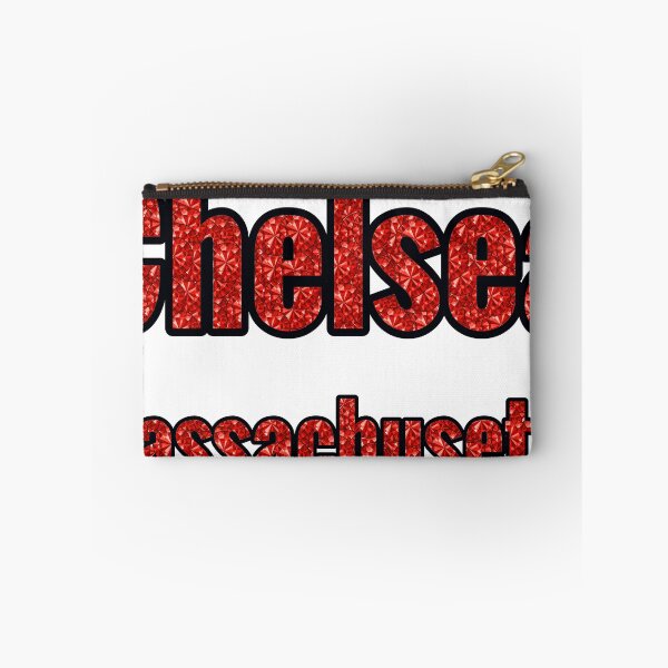 Item preview, Chelsea Massachusetts City Name With Red Rhinestone designed and sold by TheIconSmith.