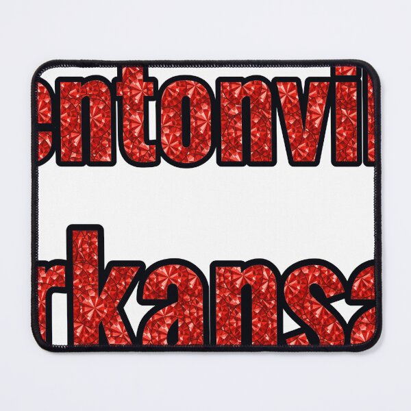 Item preview, Bentonville Arkansas City Name With Red Rhinestone designed and sold by TheIconSmith.