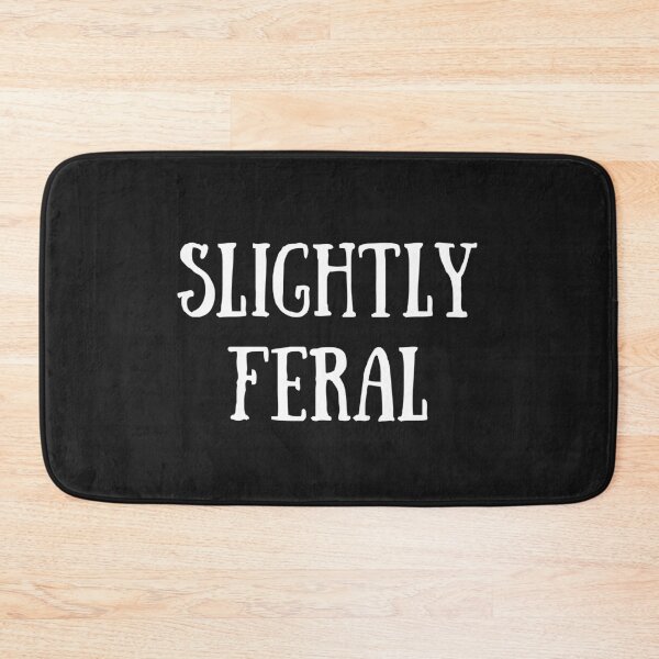 Item preview, Slightly Feral - Fun T-shirt, cat personality humorous shirt gift designed and sold by MeowriaCat.