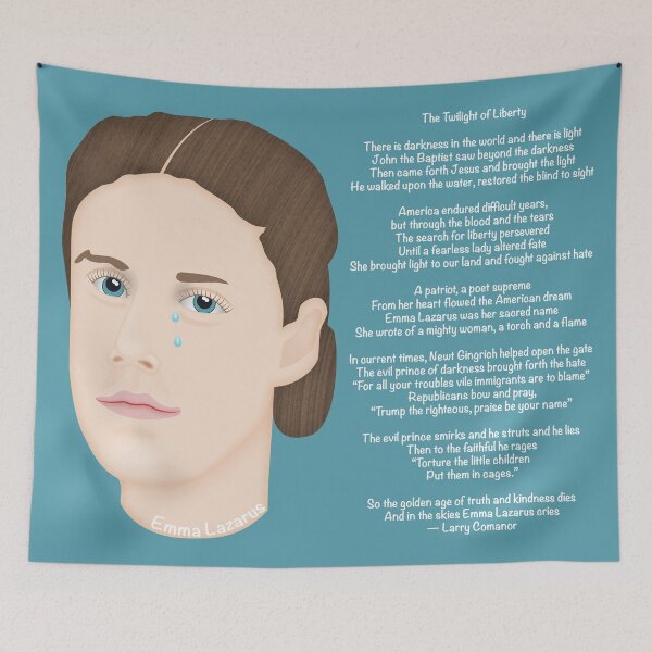Item preview, The Twilight of Liberty - Emma Lazarus  designed and sold by Elsy's Art.