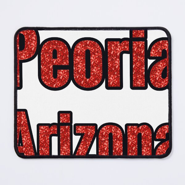 Item preview, Peoria Arizona City Name With Red Rhinestone designed and sold by TheIconSmith.