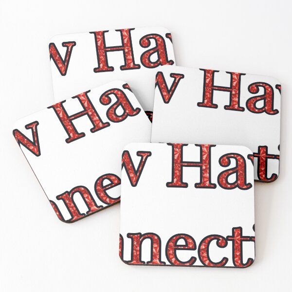 Item preview, New Haven Connecticut City Name With Red Rhinestone designed and sold by TheIconSmith.