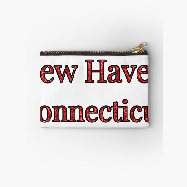 Item preview, New Haven Connecticut City Name With Red Rhinestone designed and sold by TheIconSmith.