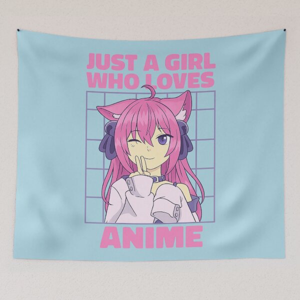 Item preview, Just A Girl Who Loves Anime designed and sold by iamdesigns14.
