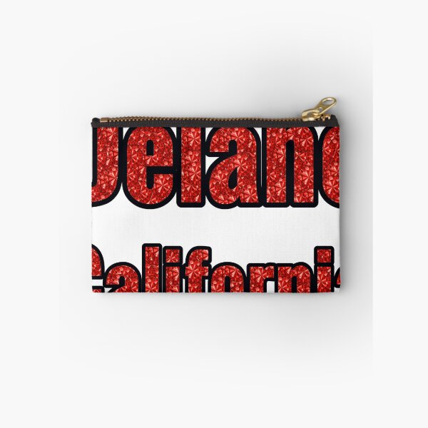Item preview, Delano California City Name With Red Rhinestone designed and sold by TheIconSmith.
