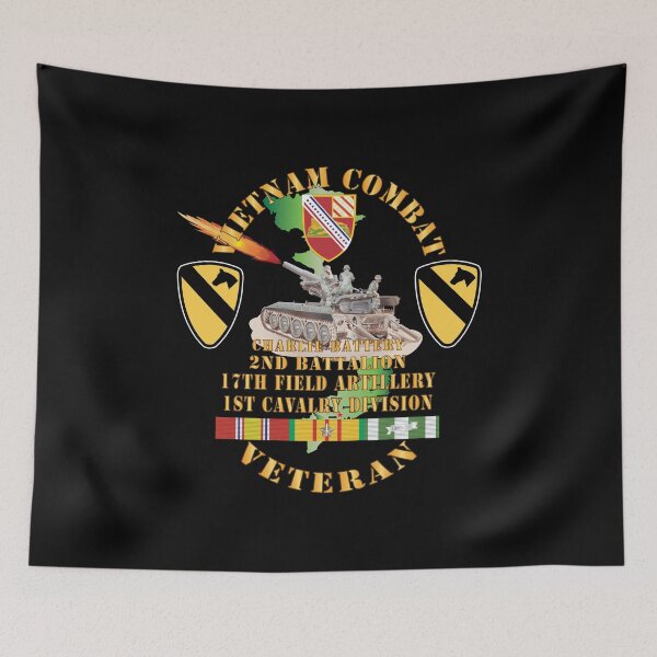 Item preview, Army - Charlie Battery.2nd Battalion,17th Field Artillery - w  1st Cavalry Div - M110 8in SP - Vietnam Vet w VN SVC X 300 designed and sold by Military Insignia Products.