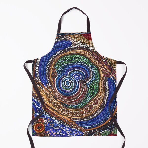 Item preview, Aboriginal Inspired Dot Art - Flower Island designed and sold by GrinGalore.