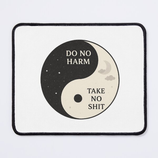 Item preview, Modern Ying Yang Balance and Boundaries Art designed and sold by Siriusvibes.