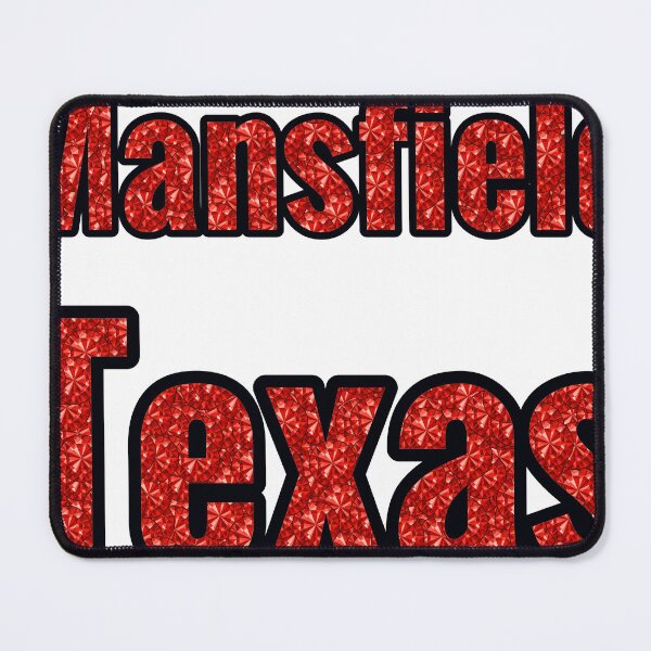 Item preview, Mansfield Texas City Name With Red Rhinestone designed and sold by TheIconSmith.