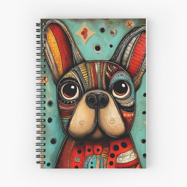 Item preview, Colorful French Bulldog Portrait designed and sold by lautir.