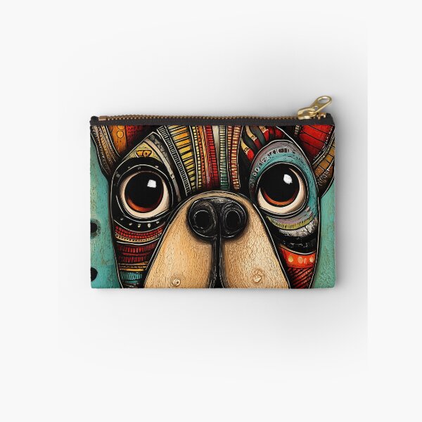Item preview, Colorful French Bulldog Portrait designed and sold by lautir.