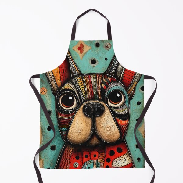 Item preview, Colorful French Bulldog Portrait designed and sold by lautir.