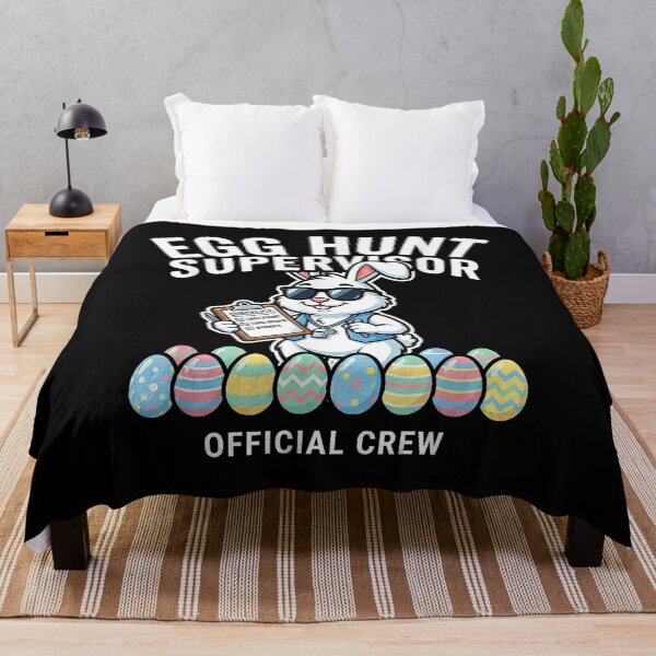 Item preview, Egg Hunt Supervisor Easter Funny Bunny designed and sold by DIOROCKO.