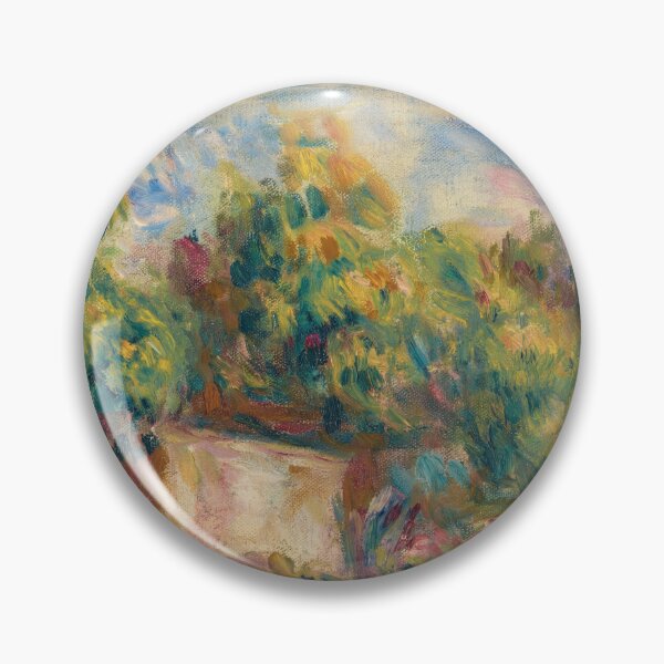 Item preview, Cabanon Pres Des Colettes by Pierre-Auguste Renoir: Lush Impressionist Garden Poster designed and sold by artofuniverse.