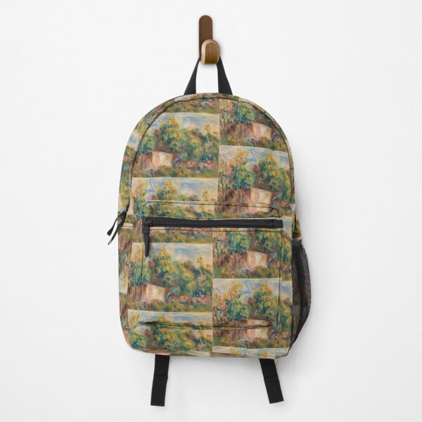 Item preview, Cabanon Pres Des Colettes by Pierre-Auguste Renoir: Lush Impressionist Garden Poster designed and sold by artofuniverse.