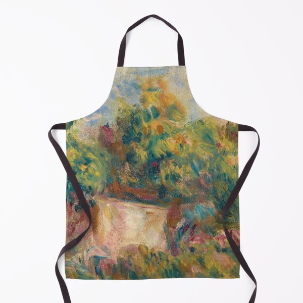 Item preview, Cabanon Pres Des Colettes by Pierre-Auguste Renoir: Lush Impressionist Garden Poster designed and sold by artofuniverse.