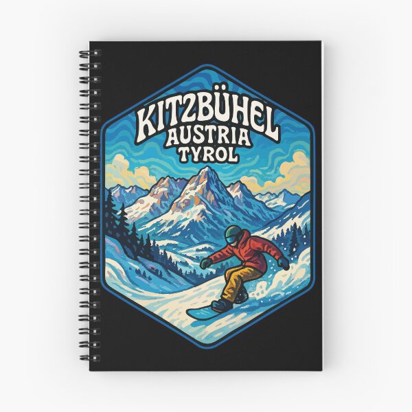 Item preview, Kitzbuhel Austria Snowboard Travel designed and sold by TomFrontierArt.