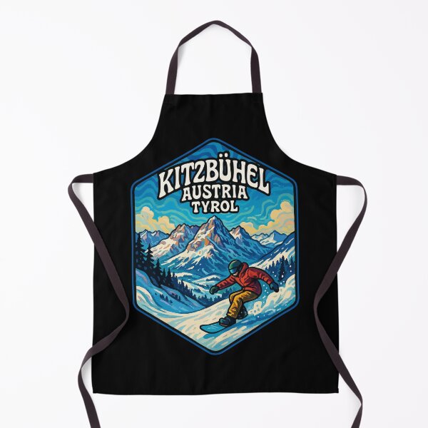 Item preview, Kitzbuhel Austria Snowboard Travel designed and sold by TomFrontierArt.