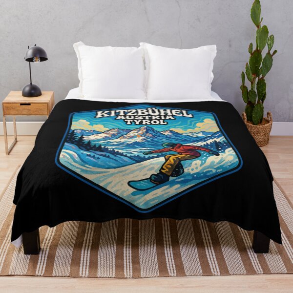 Item preview, Kitzbuhel Austria Snowboard Travel designed and sold by TomFrontierArt.